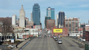 The Kansas City skyline